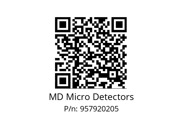   MD Micro Detectors 957920205