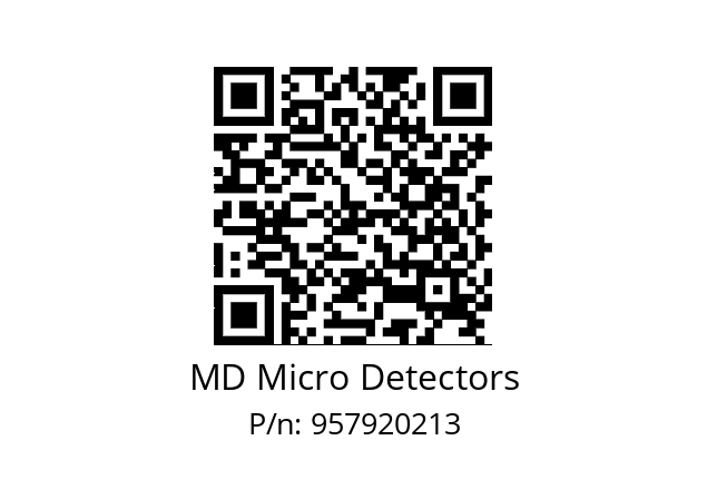   MD Micro Detectors 957920213