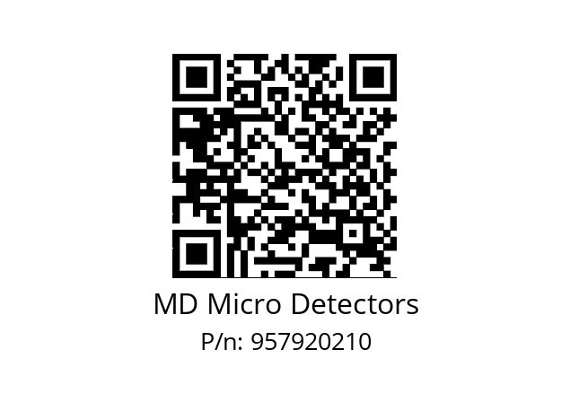   MD Micro Detectors 957920210