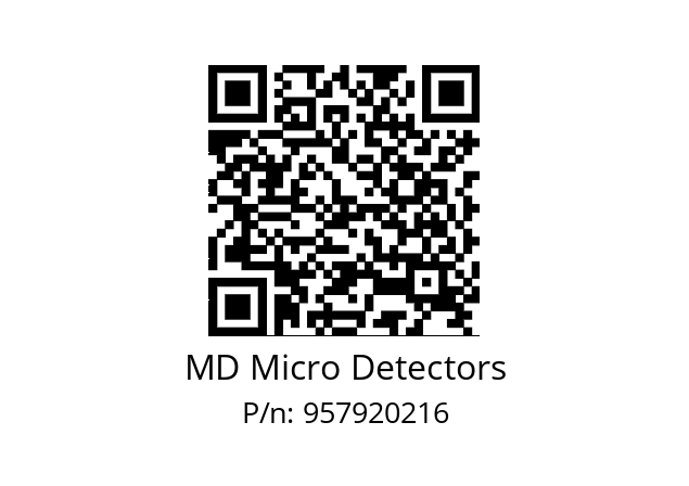   MD Micro Detectors 957920216