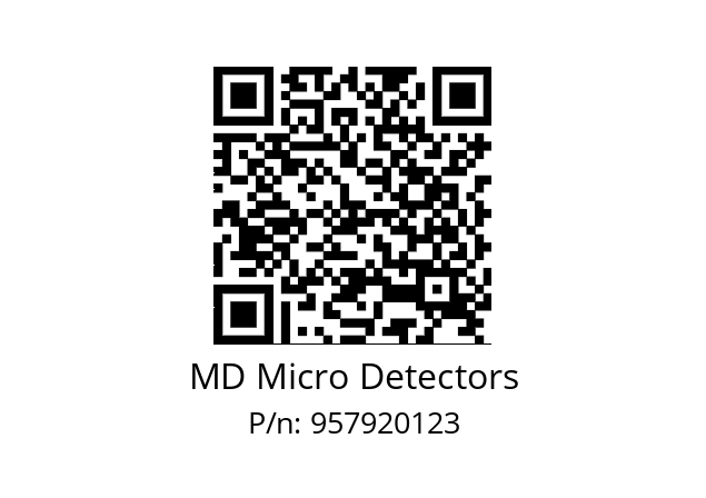   MD Micro Detectors 957920123