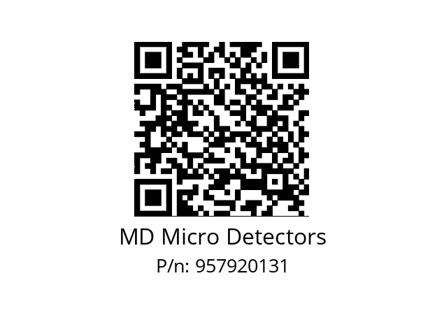   MD Micro Detectors 957920131