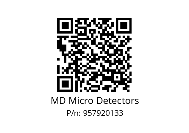   MD Micro Detectors 957920133