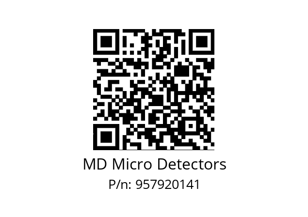   MD Micro Detectors 957920141