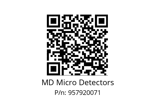   MD Micro Detectors 957920071