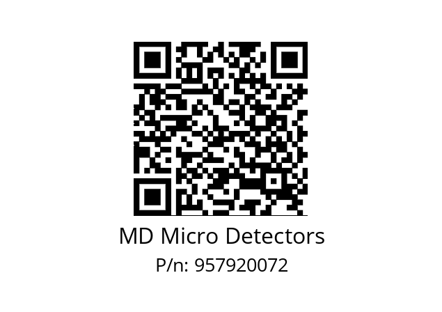   MD Micro Detectors 957920072