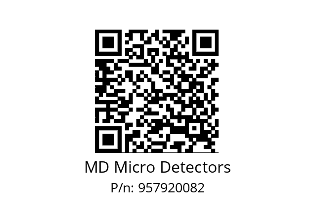   MD Micro Detectors 957920082