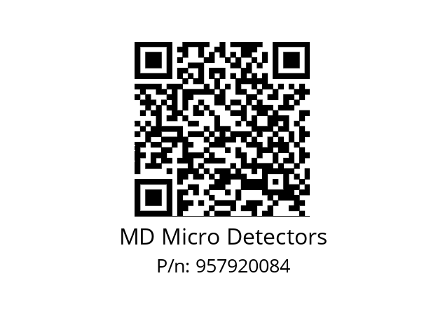   MD Micro Detectors 957920084