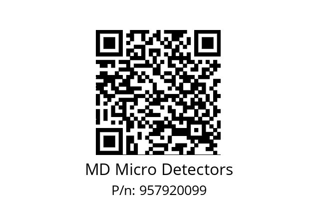   MD Micro Detectors 957920099