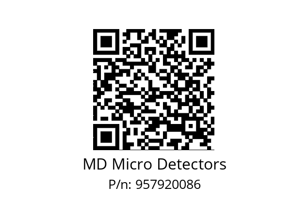   MD Micro Detectors 957920086