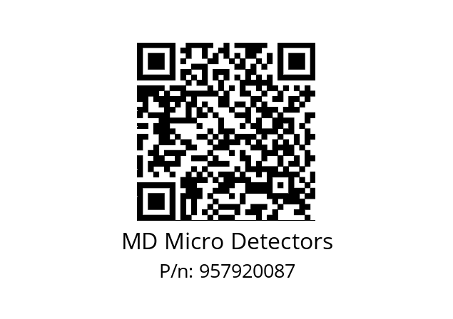   MD Micro Detectors 957920087