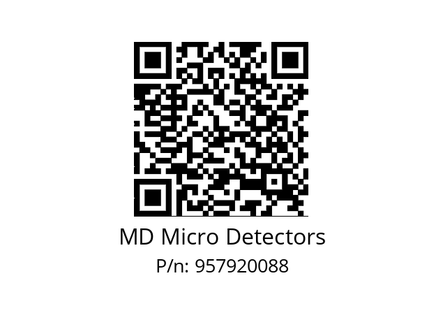   MD Micro Detectors 957920088