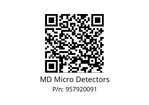   MD Micro Detectors 957920091