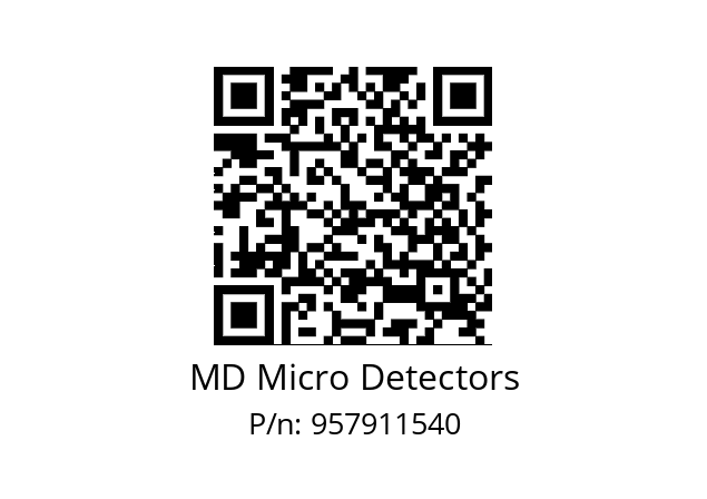   MD Micro Detectors 957911540