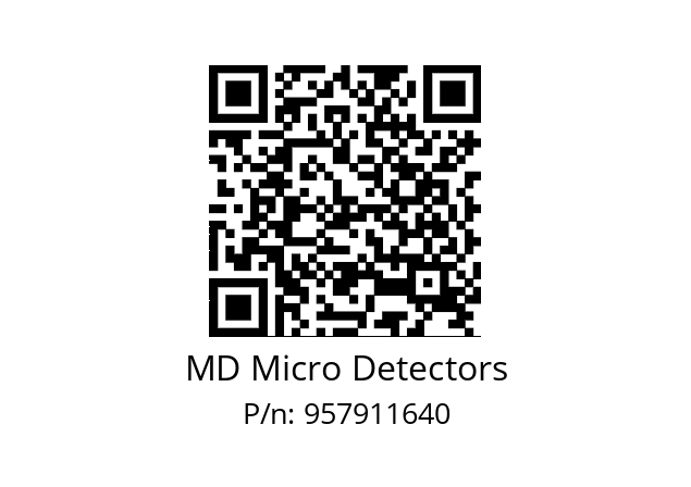   MD Micro Detectors 957911640