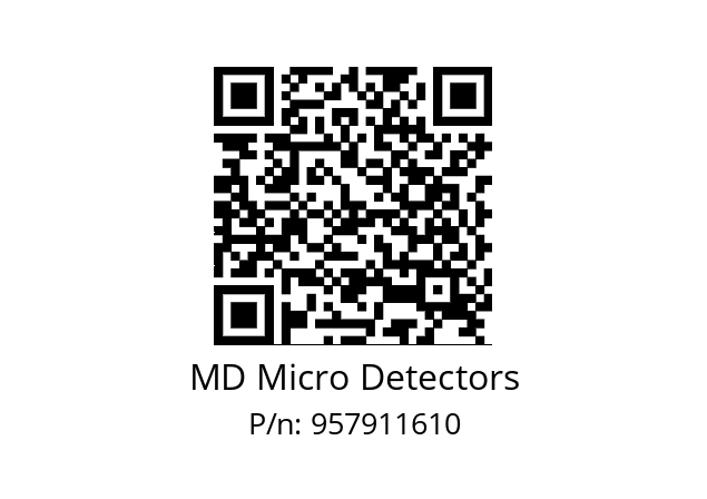   MD Micro Detectors 957911610