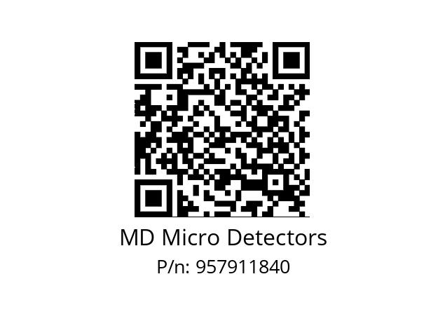   MD Micro Detectors 957911840