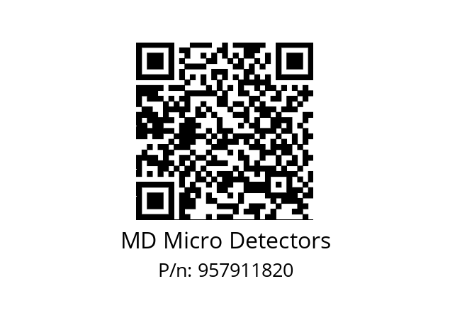   MD Micro Detectors 957911820