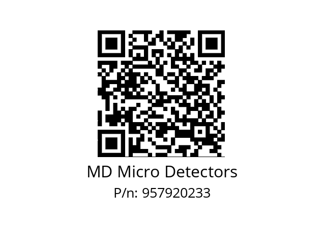   MD Micro Detectors 957920233