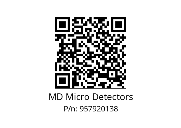   MD Micro Detectors 957920138