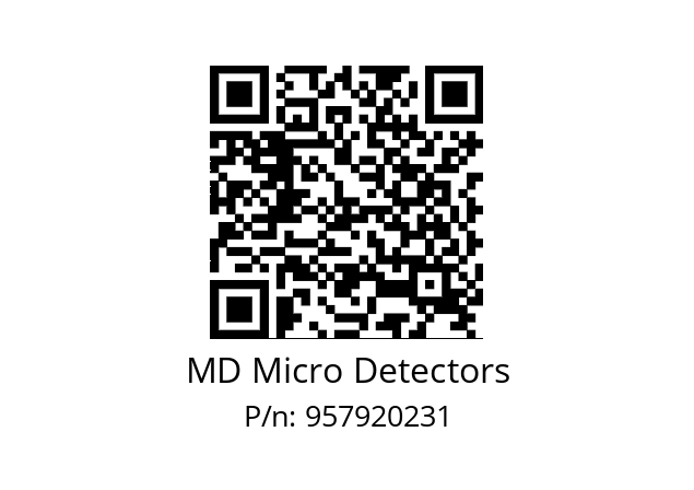   MD Micro Detectors 957920231