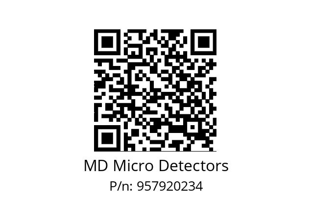   MD Micro Detectors 957920234