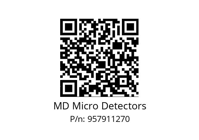   MD Micro Detectors 957911270