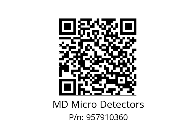   MD Micro Detectors 957910360