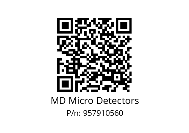   MD Micro Detectors 957910560