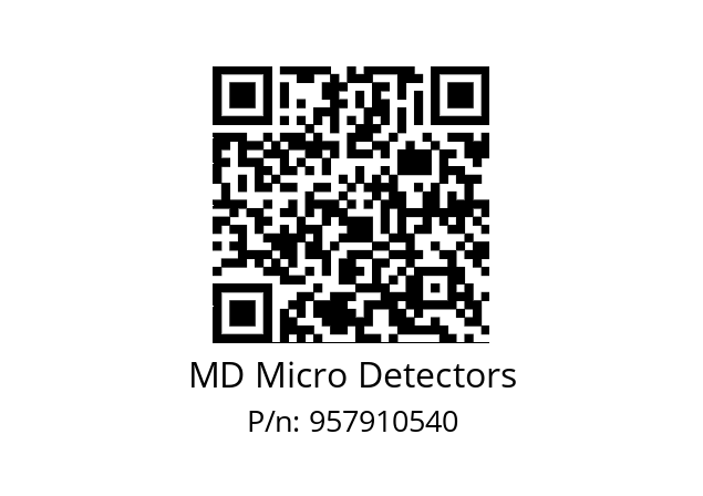   MD Micro Detectors 957910540