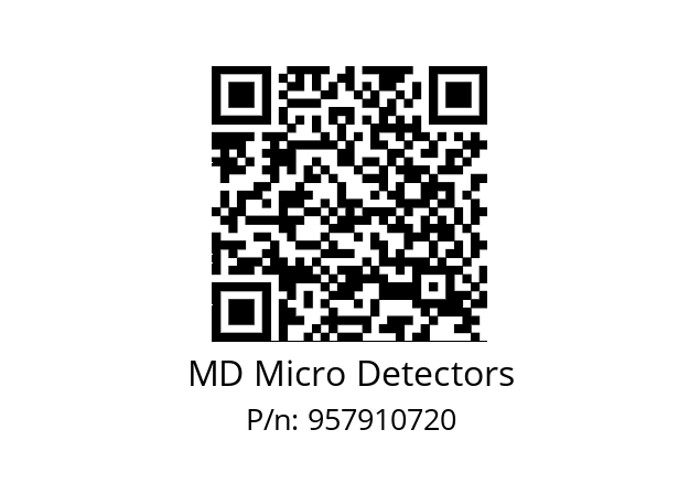   MD Micro Detectors 957910720