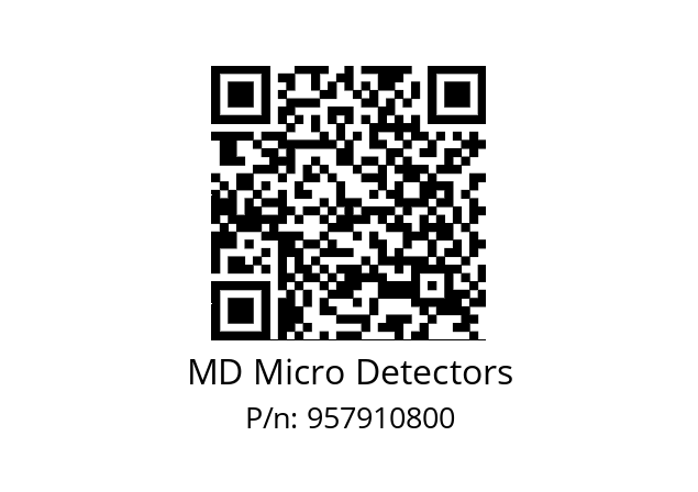   MD Micro Detectors 957910800