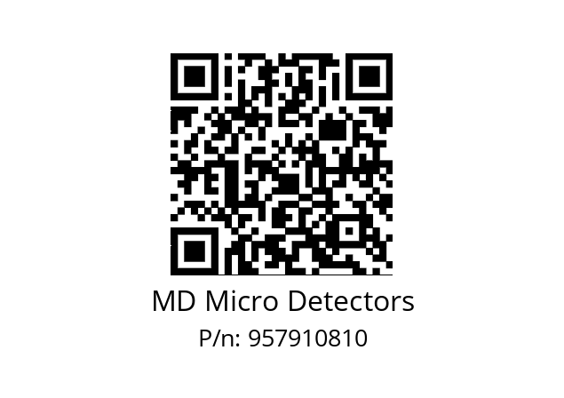   MD Micro Detectors 957910810