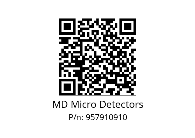   MD Micro Detectors 957910910