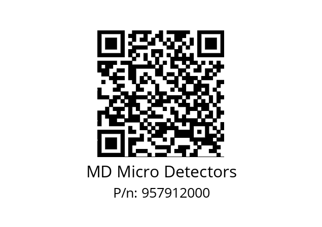   MD Micro Detectors 957912000