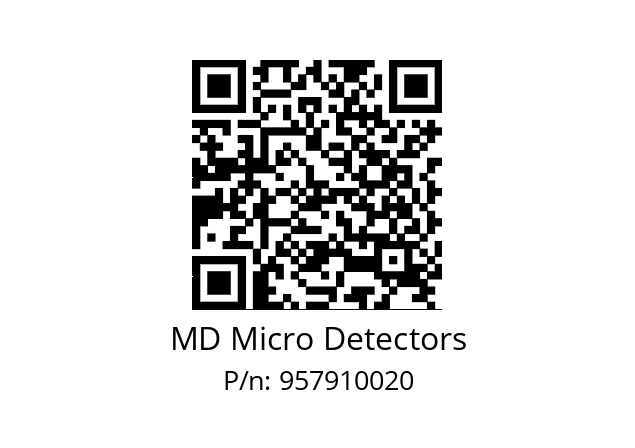   MD Micro Detectors 957910020