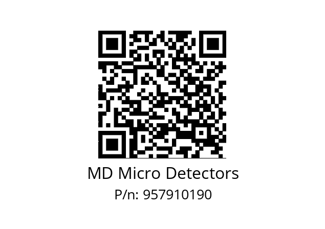   MD Micro Detectors 957910190