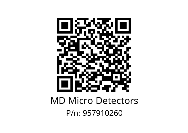   MD Micro Detectors 957910260