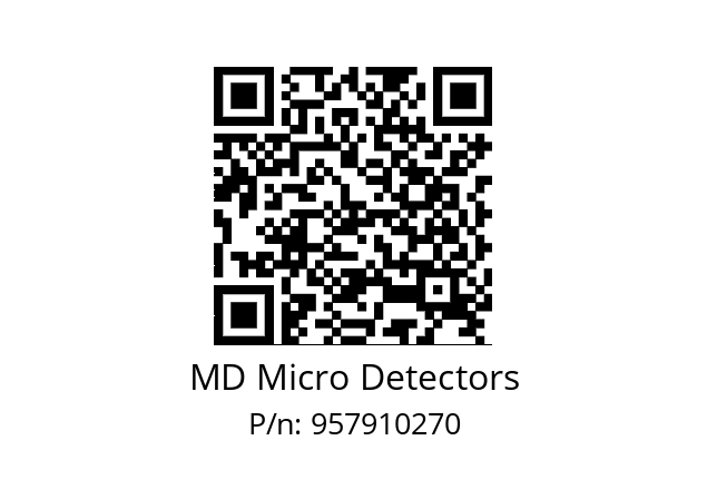   MD Micro Detectors 957910270