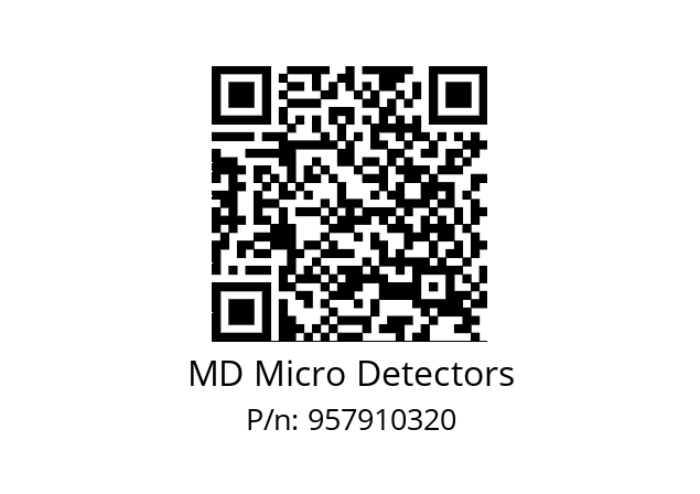   MD Micro Detectors 957910320