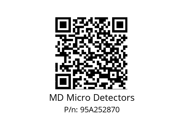   MD Micro Detectors 95A252870