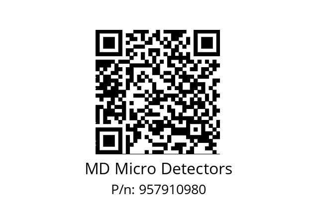   MD Micro Detectors 957910980