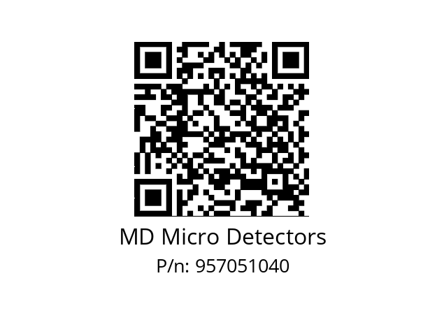   MD Micro Detectors 957051040