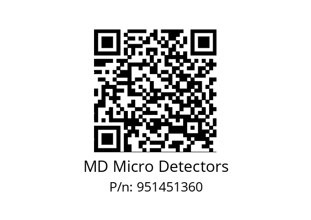   MD Micro Detectors 951451360