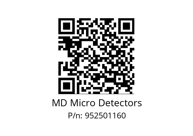   MD Micro Detectors 952501160