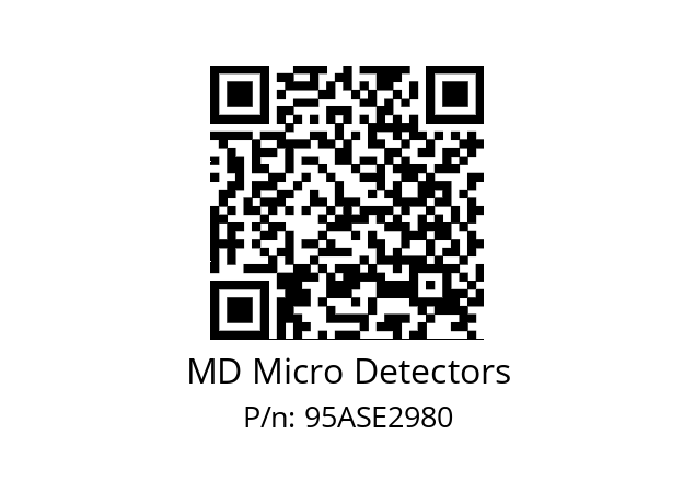   MD Micro Detectors 95ASE2980