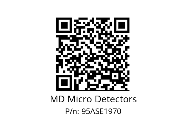   MD Micro Detectors 95ASE1970