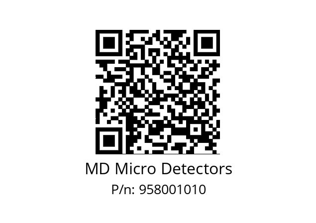   MD Micro Detectors 958001010