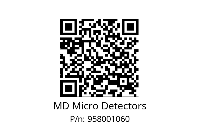   MD Micro Detectors 958001060