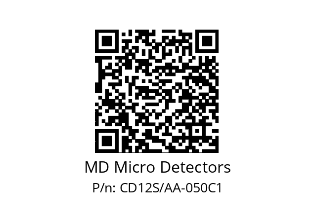   MD Micro Detectors CD12S/AA-050C1